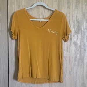 Yellow “Honey” Tee